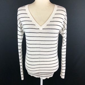 Gap Thermal Striped V Neck Top